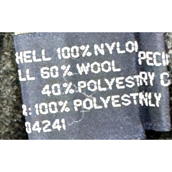 Phat Farm mens XLarge reversable wool blend varsity jacket Grey, yellow and blac - Picture 15 of 15